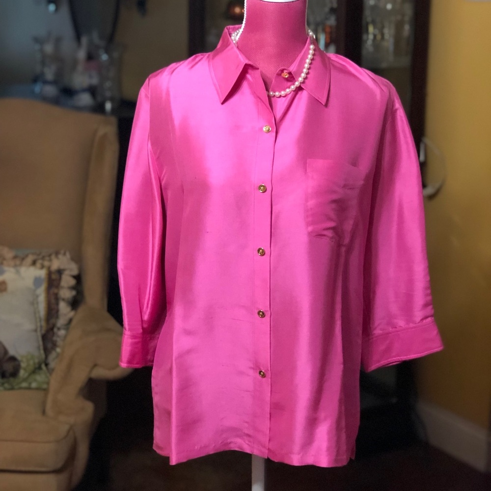Ralph Lauren NWOT Silk Blouse sz 12